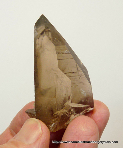 Gemmy smoky quartz crystal