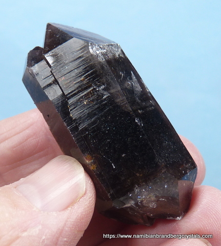 10 dark smoky quartz specimens