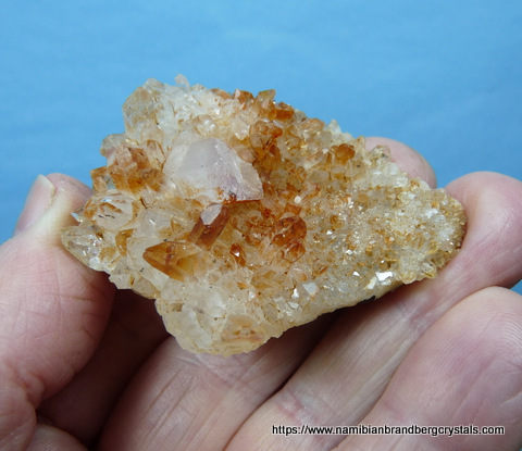 Quartz crystal, beautiful deep amethyst colour and gas inclusions