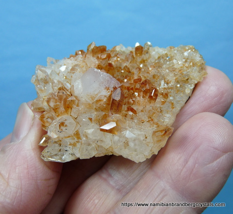 Quartz crystal, beautiful deep amethyst colour and gas inclusions