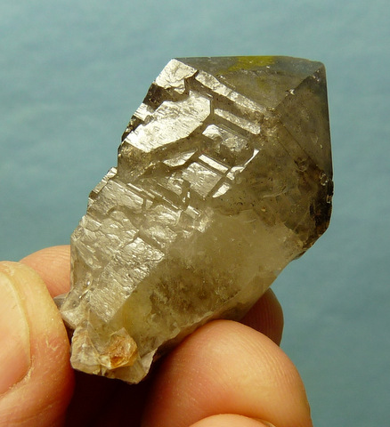 Phantom quartz crystal with fascinating facet growth