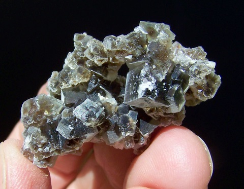 Interesting phantom fluorite cluster