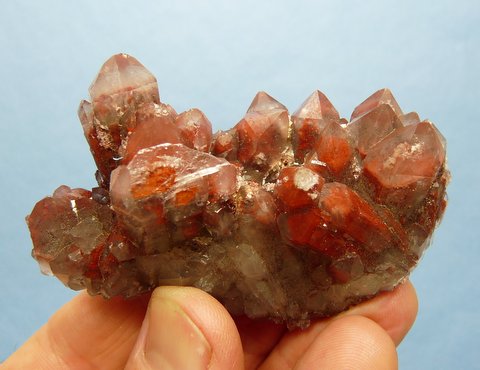 Floater phantom quartz crystal cluster