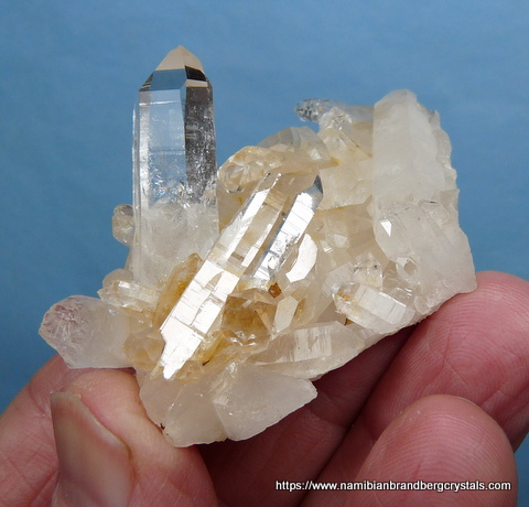Beautiful quartz crystal group