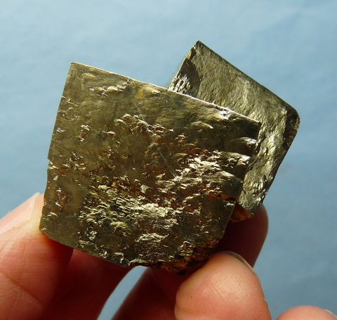 A group of Spanish pyrite crystals