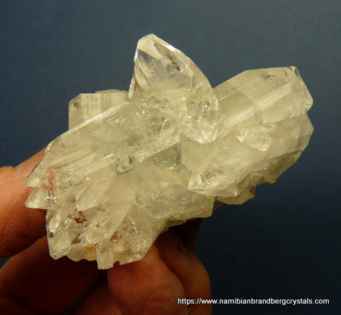 A group of apophyllite and calcite crystals