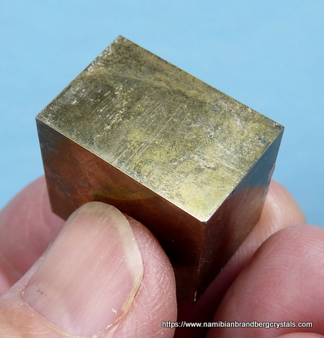 Well-formed pyrite crystal from La Rioja, Spain